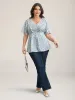 Floral Ruffled Pintucks Flared Sleeve Shirt sold by Bloomchic