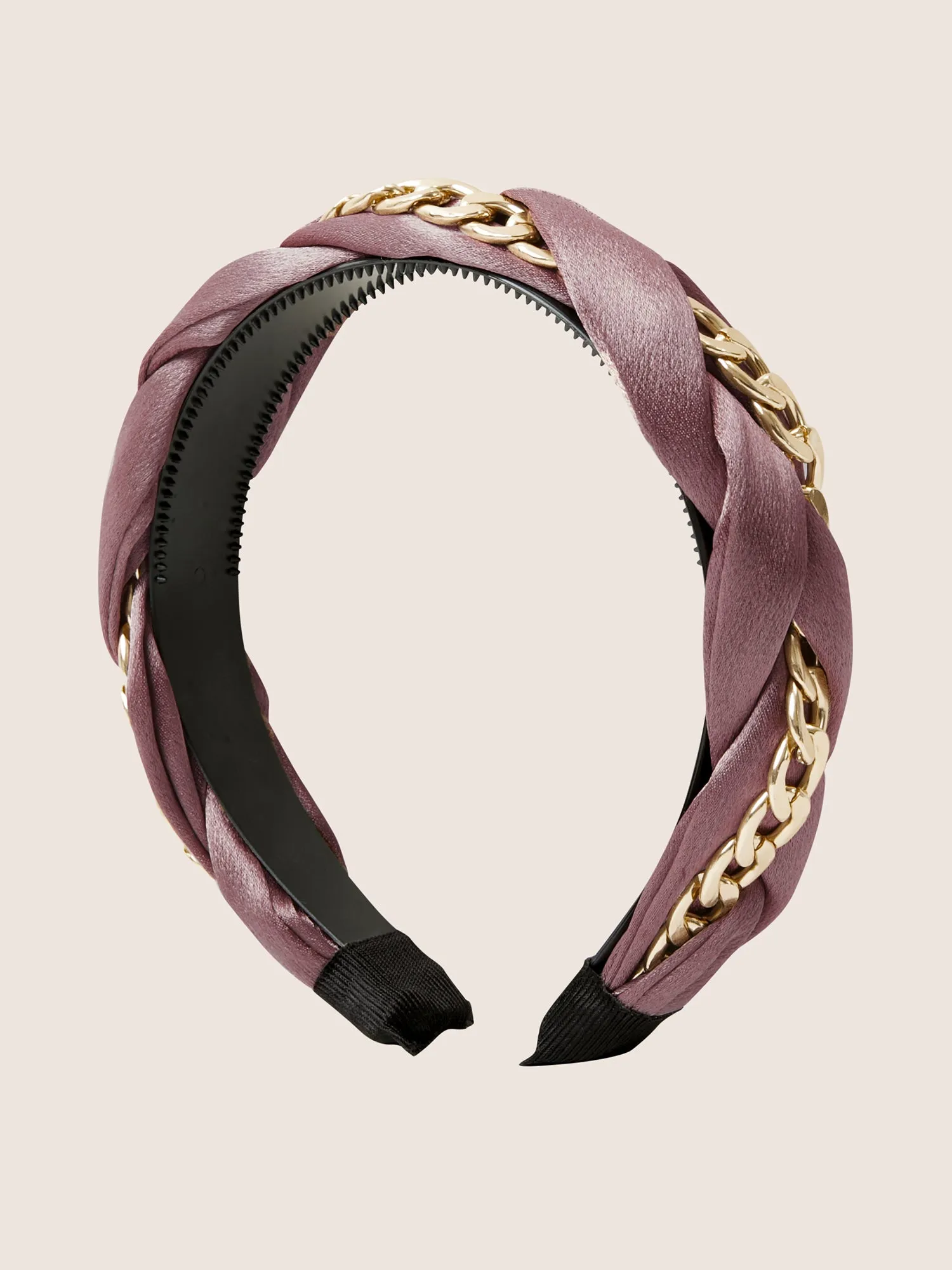 Metal Chain Detail Twist Headband sold by Bloomchic product image thumbnail 3