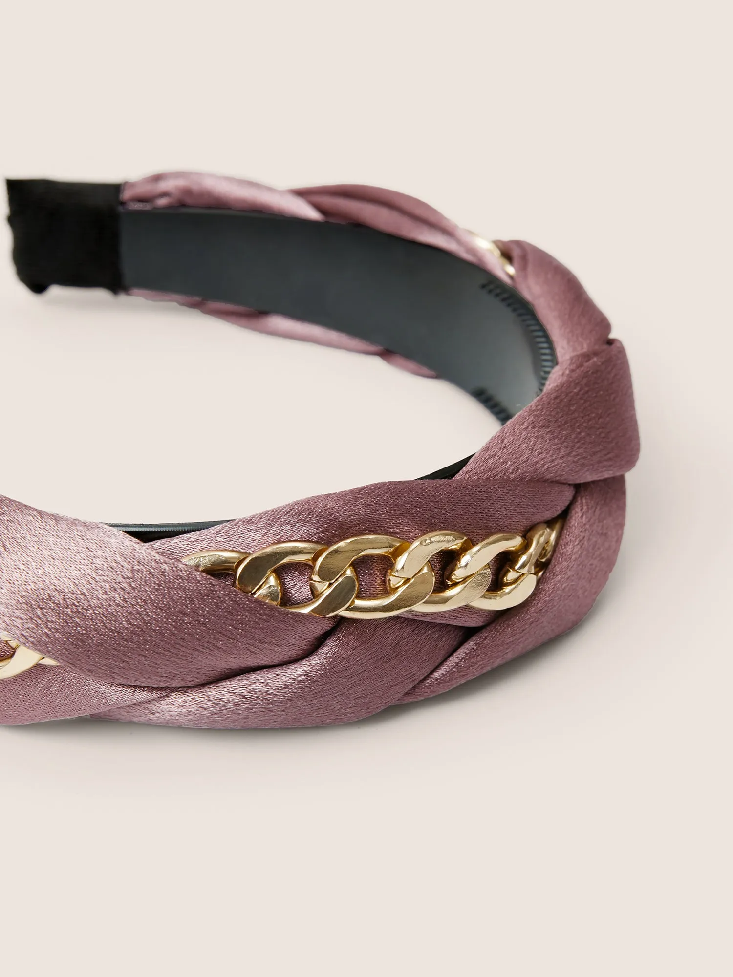 Metal Chain Detail Twist Headband sold by Bloomchic product image thumbnail 2