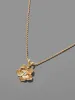 Statement Flower Gold-Tone Necklace sold by Bloomchic