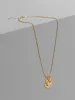 Statement Flower Gold-Tone Necklace sold by Bloomchic