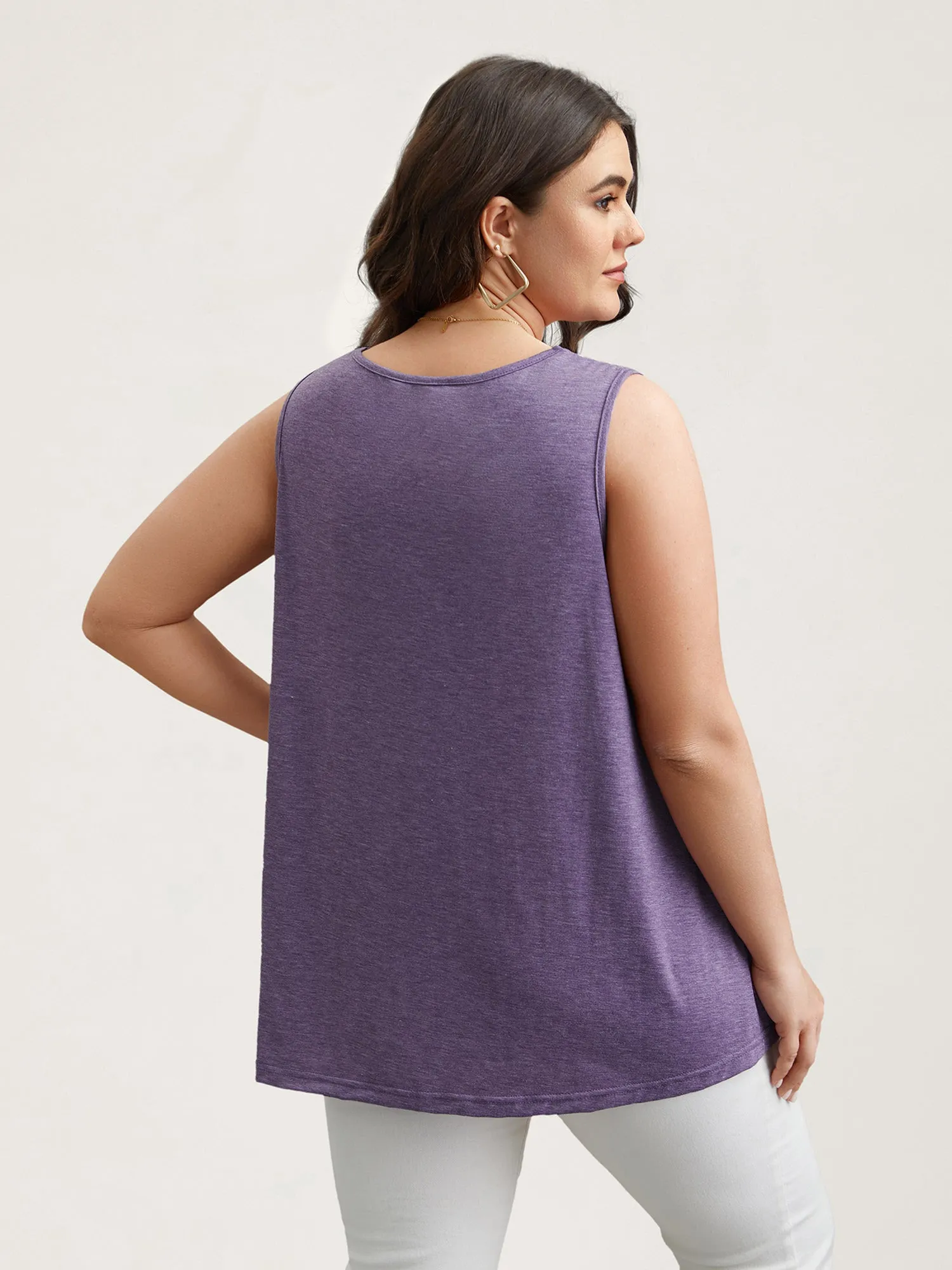 Solid Pleat Front V-Neck Vest sold by Bloomchic product image thumbnail 5