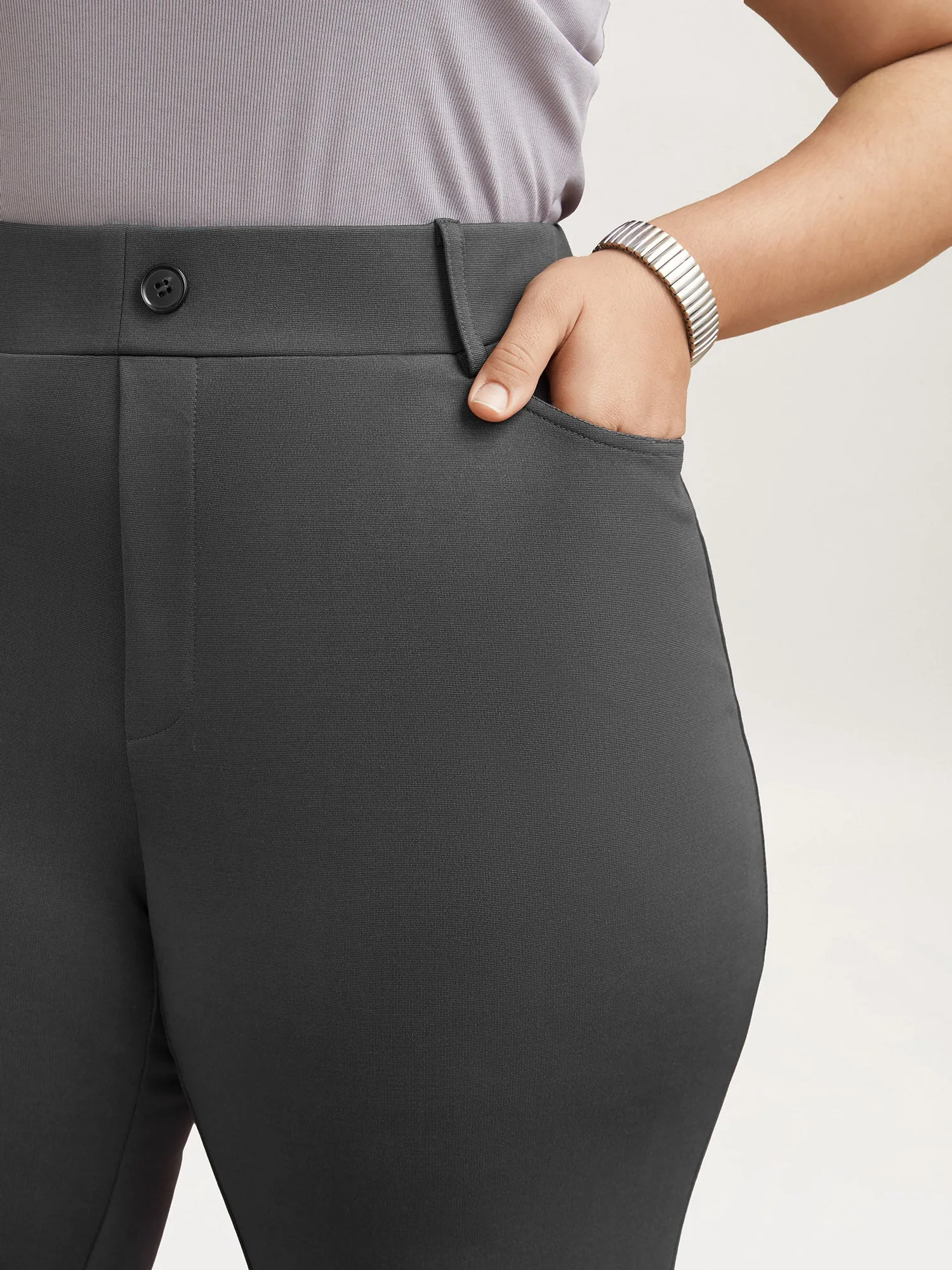 No-Waist Gap High Rise Flared Pants sold by Bloomchic product image thumbnail 3