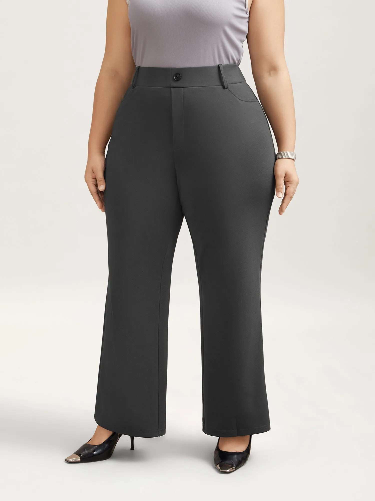 No-Waist Gap High Rise Flared Pants sold by Bloomchic