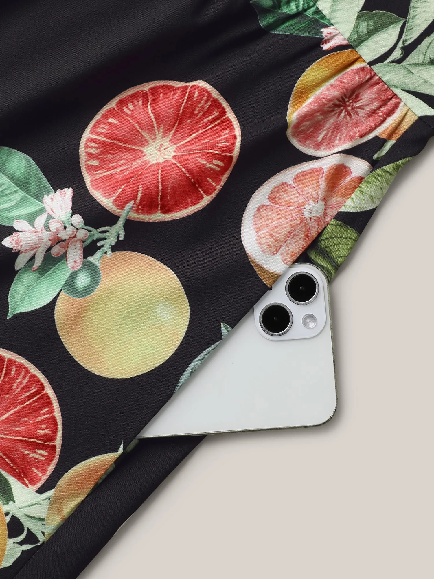 Fruits of Spring Puff Sleeve Midi Dress sold by Bloomchic product image thumbnail 5