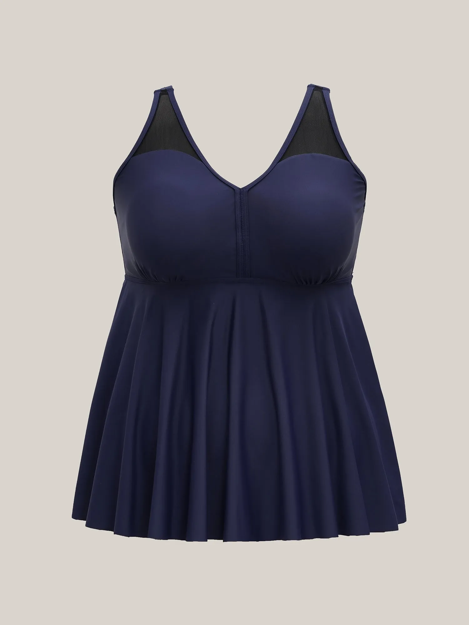 Adjustable Straps Spliced Swim Top sold by Bloomchic product image thumbnail 5