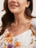 Multi-Color Beaded Vacation Necklace sold by Bloomchic