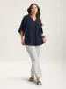 Petal Sleeve Toothpick Pleats Shirt sold by Bloomchic