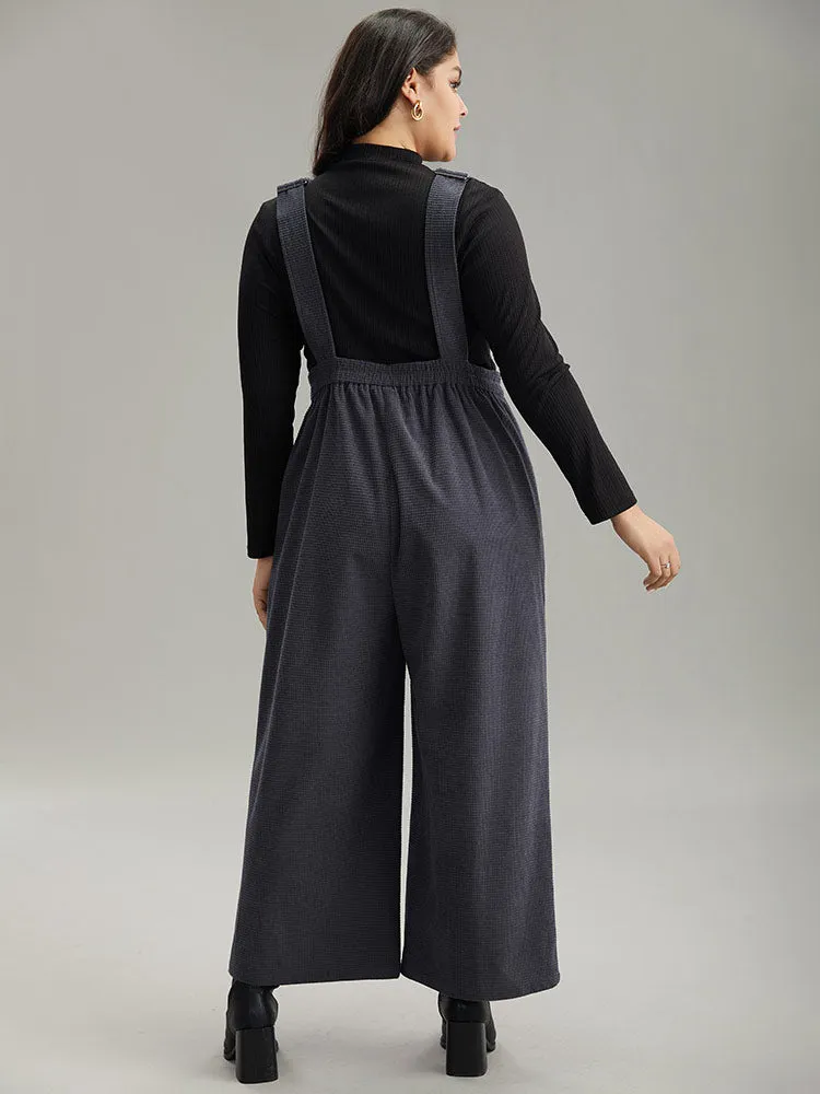 Corduroy Adjustable Straps Gathered Pocket Jumpsuit sold by Bloomchic product image thumbnail 4