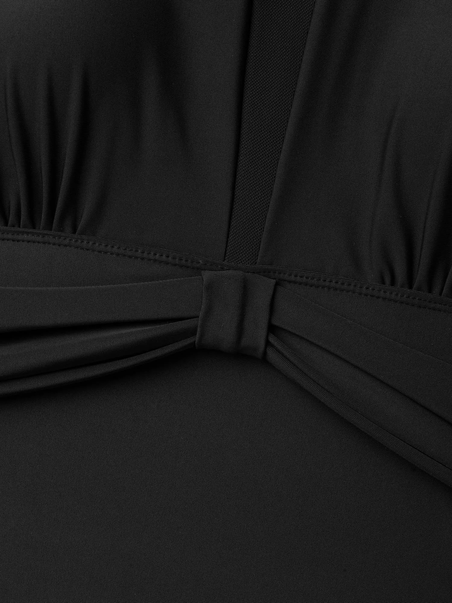 Sheer Ruched Adjustable Straps Swim Top sold by Bloomchic product image thumbnail 5