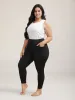 Textured Wide waist Super Stretch Leggings sold by Bloomchic