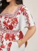 Bohemian Floral Print Stretchy Waist Maxi Dress sold by Bloomchic