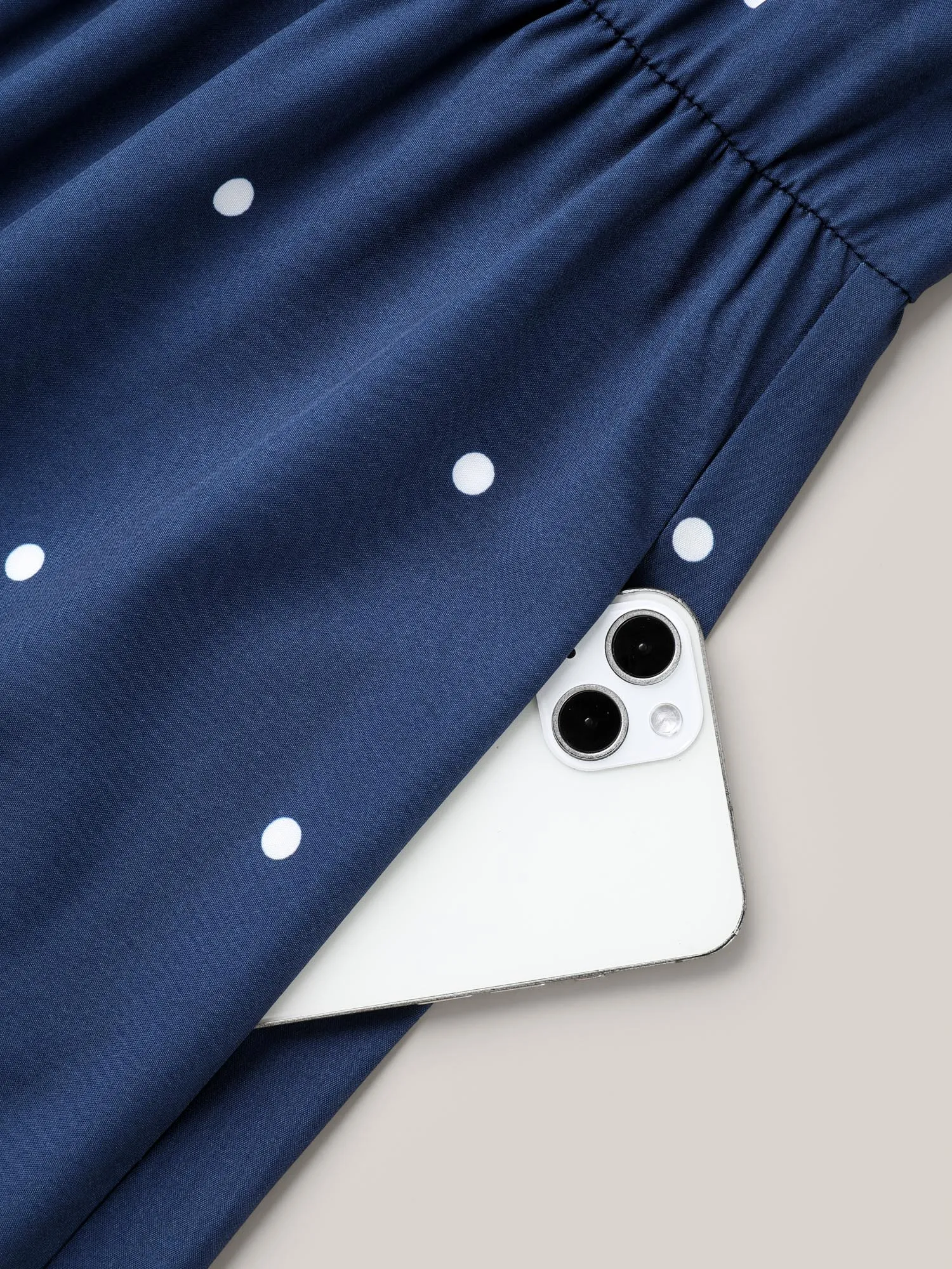 Floral Print V-Neck Pockets Midi Dress sold by Bloomchic product image thumbnail 5