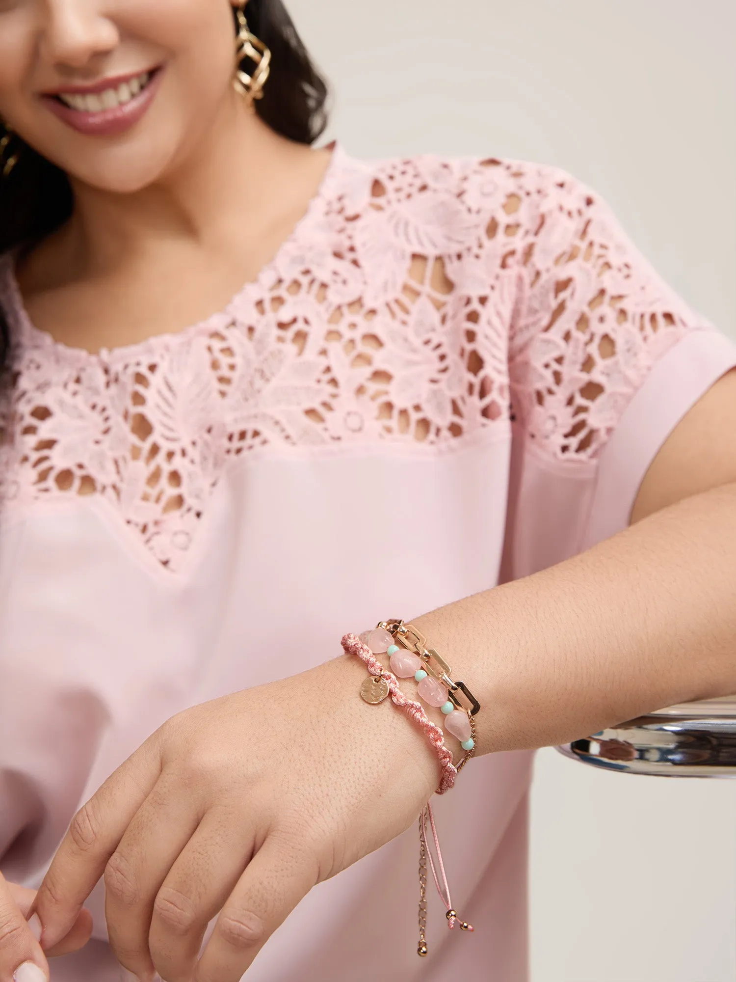 Multiple Natural Stone Bracelets sold by Bloomchic product image thumbnail 3