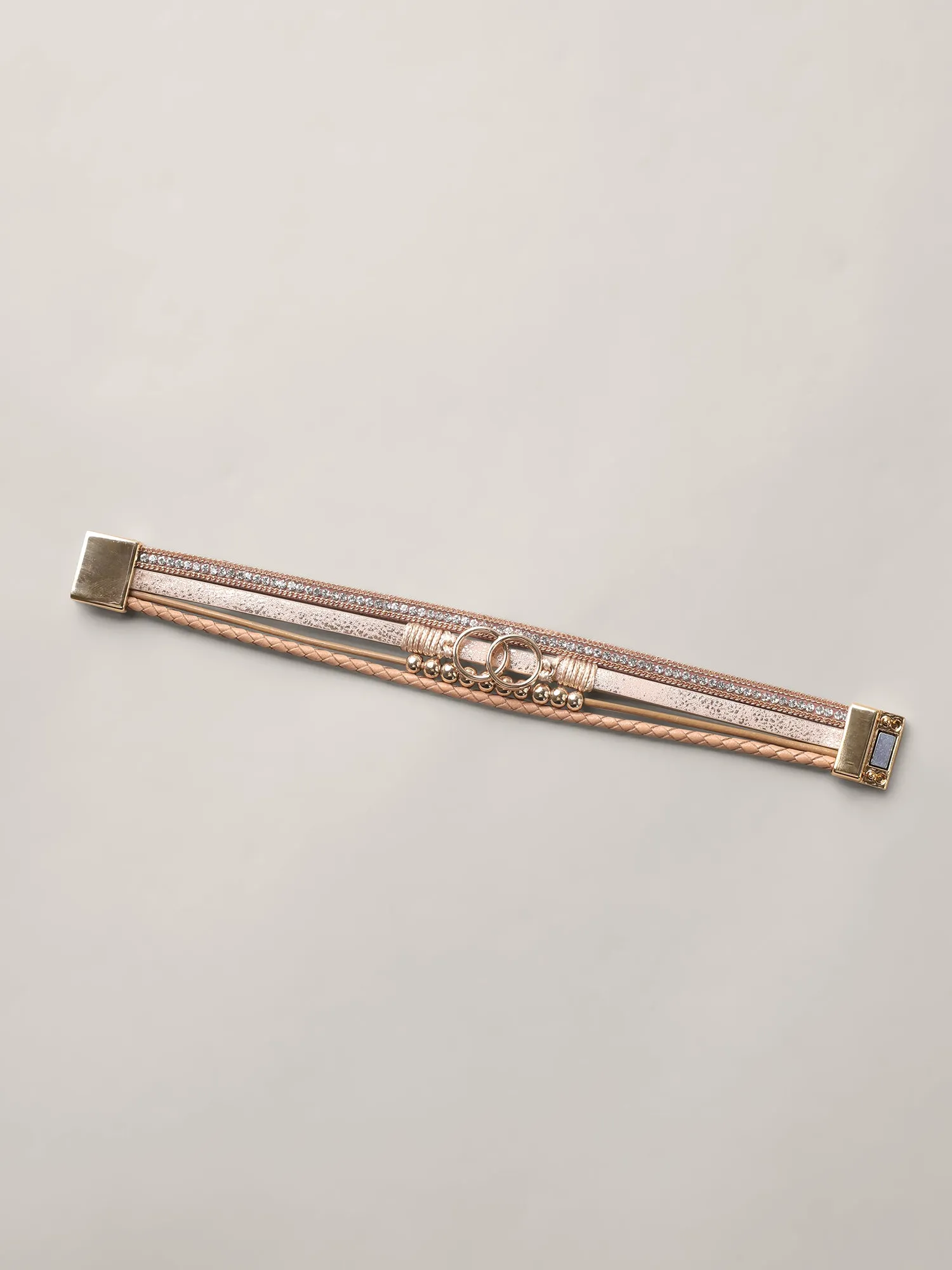 Four Layered Beaded Hinge Bracelet sold by Bloomchic product image thumbnail 5