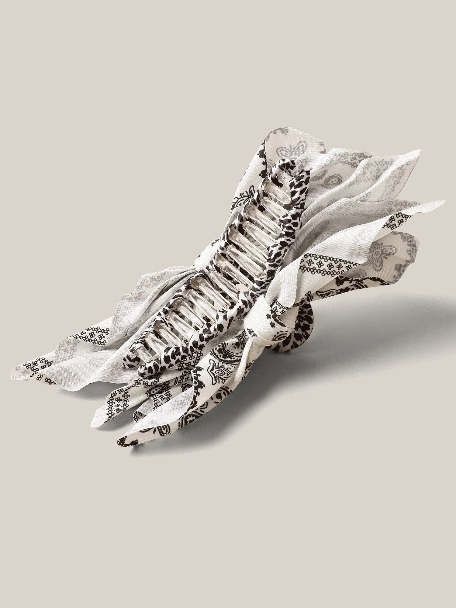 Woven Boho Print Hair Clip sold by Bloomchic product image thumbnail 2