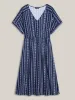 Striped Waist-Cinched Dolman Sleeve Midi Dress sold by Bloomchic