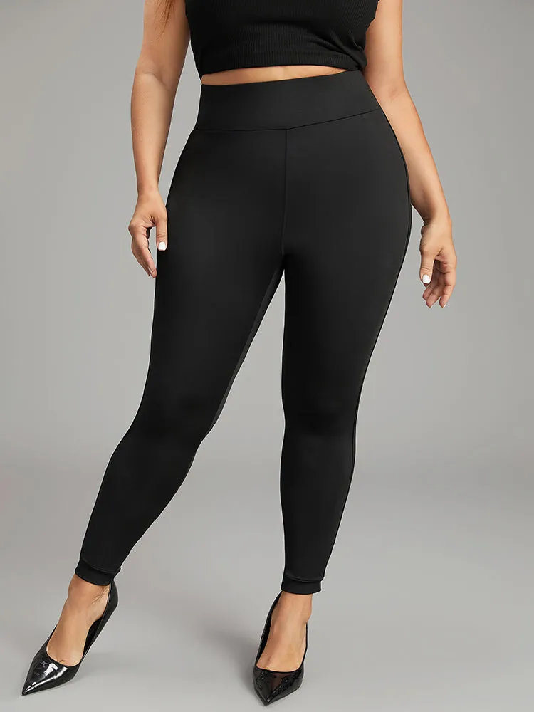 Wideband Waist Contrast Webbing Leggings sold by Bloomchic product image thumbnail 3