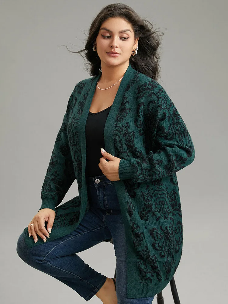 Supersoft Essentials Floral Pocket Contrast Cardigan sold by Bloomchic product image thumbnail 3