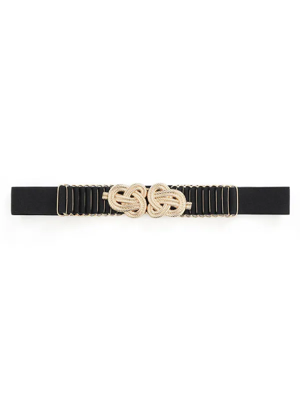 Excluded Metal Buckle Elastic Belt sold by Bloomchic