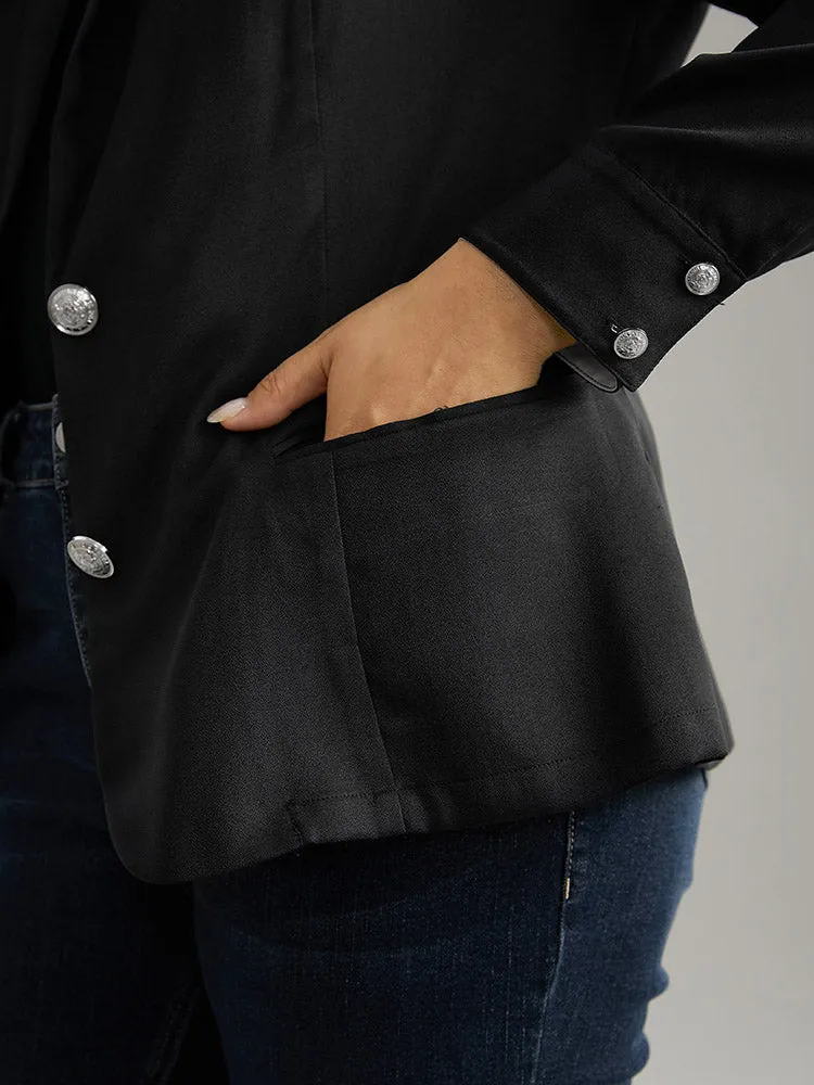 Suit Collar Button Up Flap Pocket Blazer sold by Bloomchic product image thumbnail 5