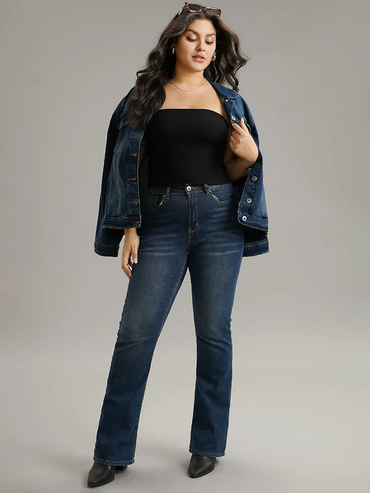 Rib Knit Solid Crop Tube Top sold by Bloomchic product image thumbnail 5