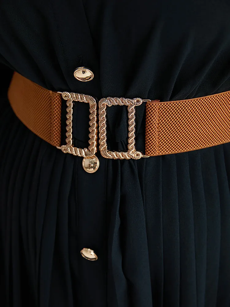 Twists Metal Buckle Weave Belt sold by Bloomchic product image thumbnail 4