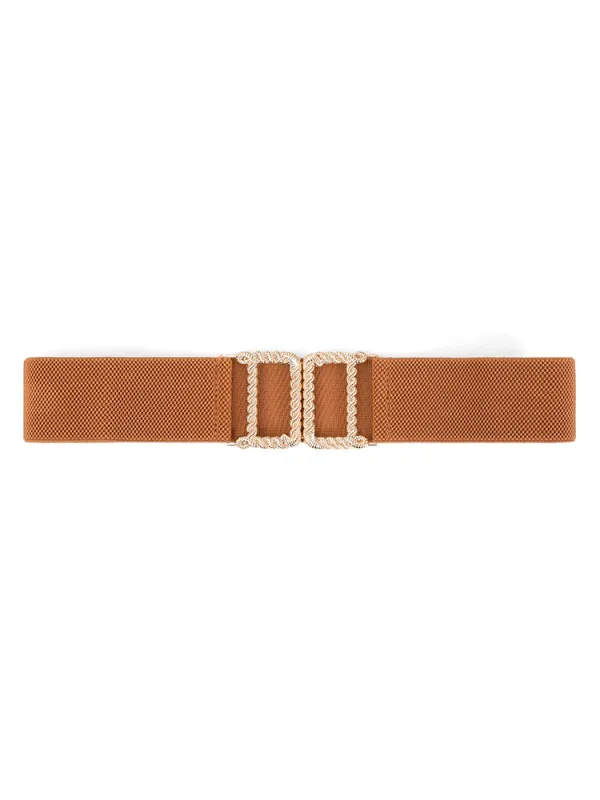 Twists Metal Buckle Weave Belt sold by Bloomchic