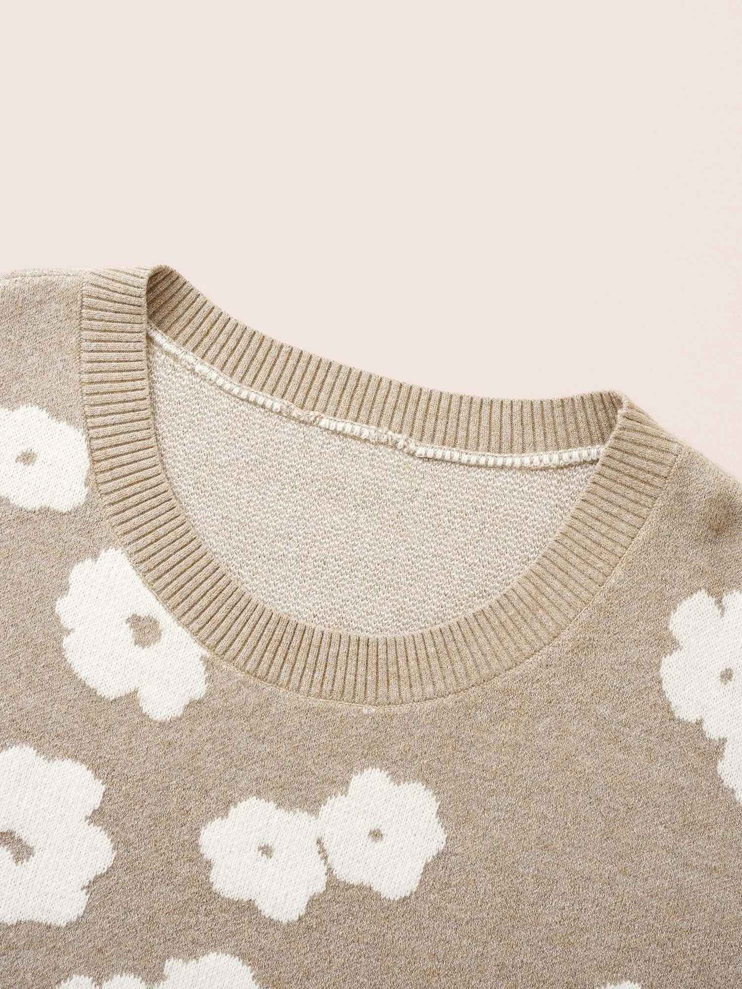 Supersoft Essentials Floral Jacquard Pullover sold by Bloomchic product image thumbnail 4