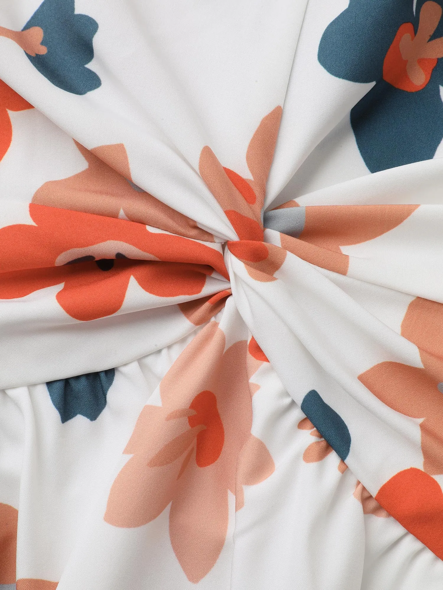 Sweet Floral Front-Twist Lined Maxi Dress sold by Bloomchic product image thumbnail 5