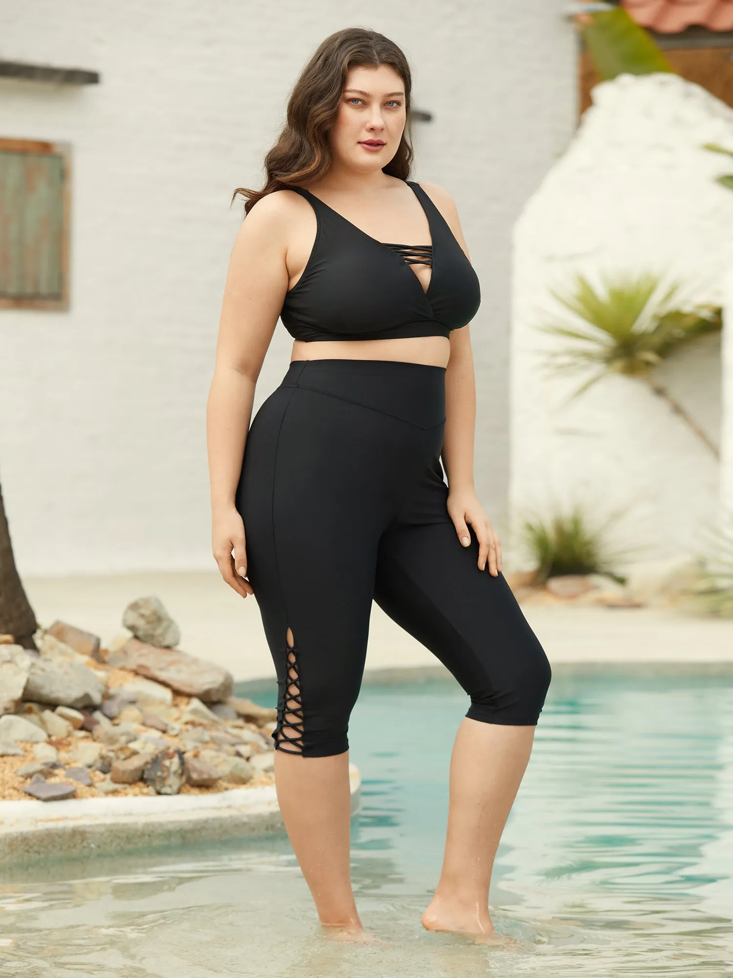 Cut-Out Straps Hips Contour Swim Bottoms sold by Bloomchic product image thumbnail 3