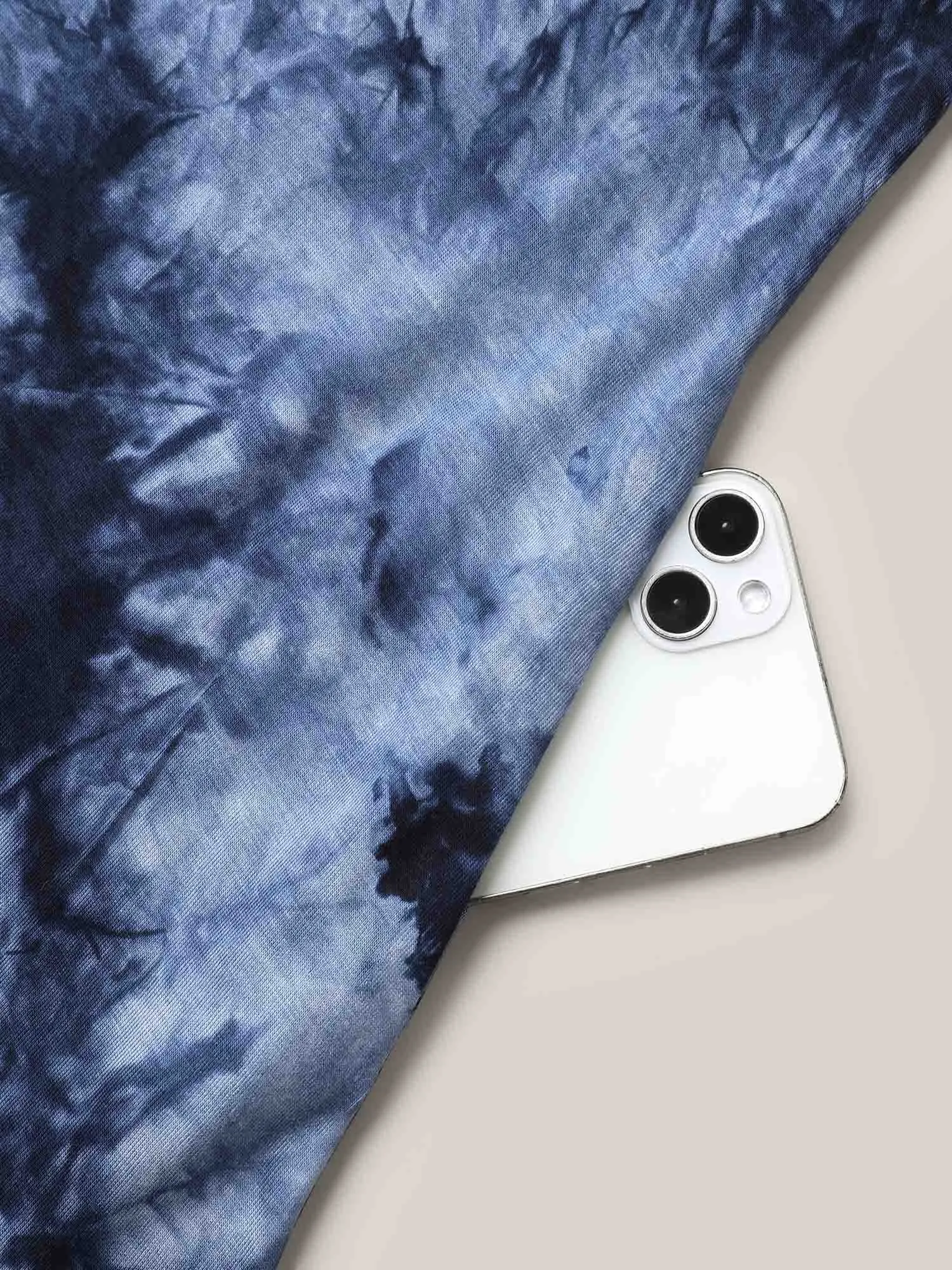 Tie-Dye Stretchy Asymmetrical Hem T-Shirt sold by Bloomchic product image thumbnail 5