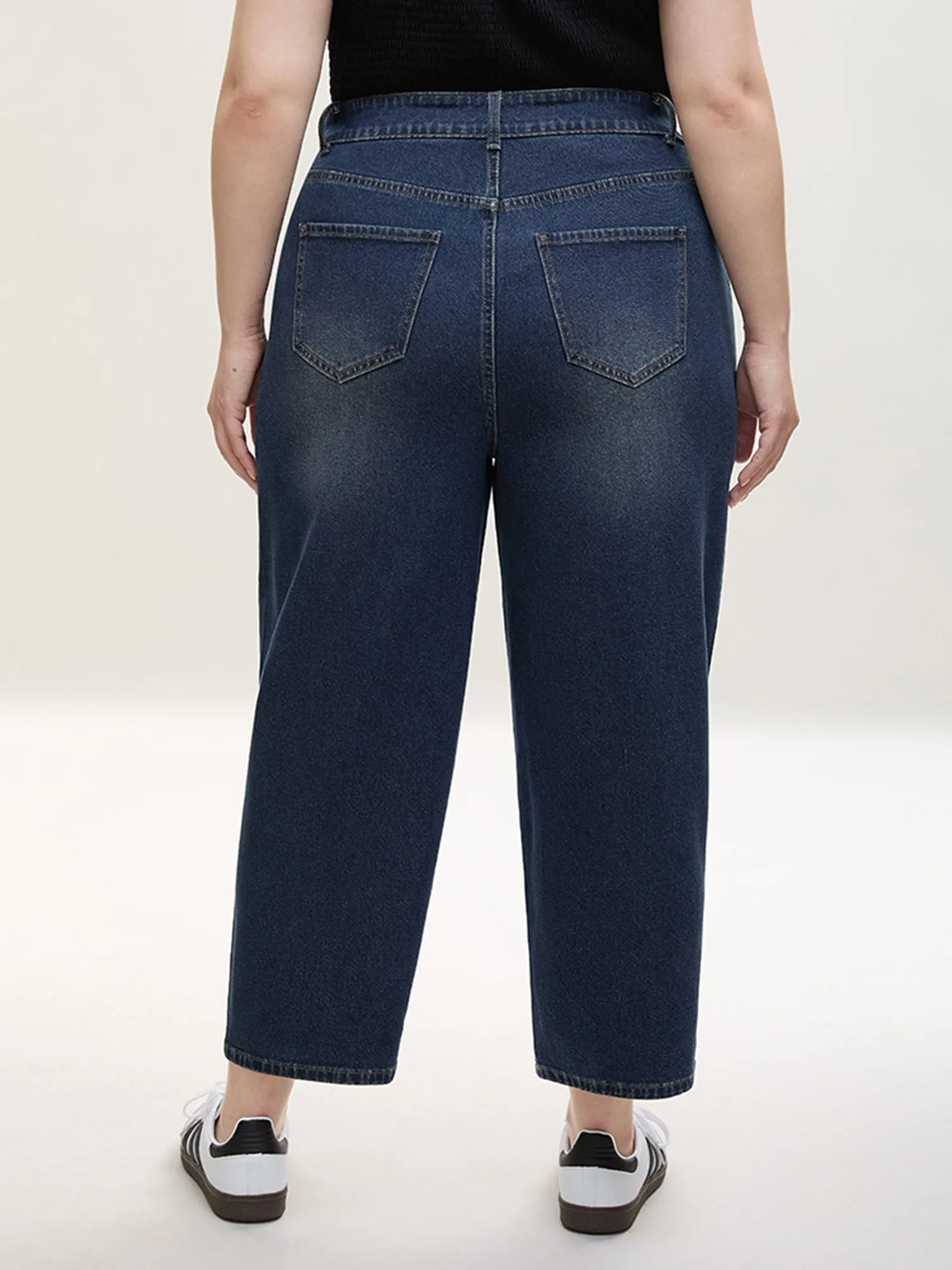 High Waist Sculpting Side Zipper Jeans sold by Bloomchic product image thumbnail 2
