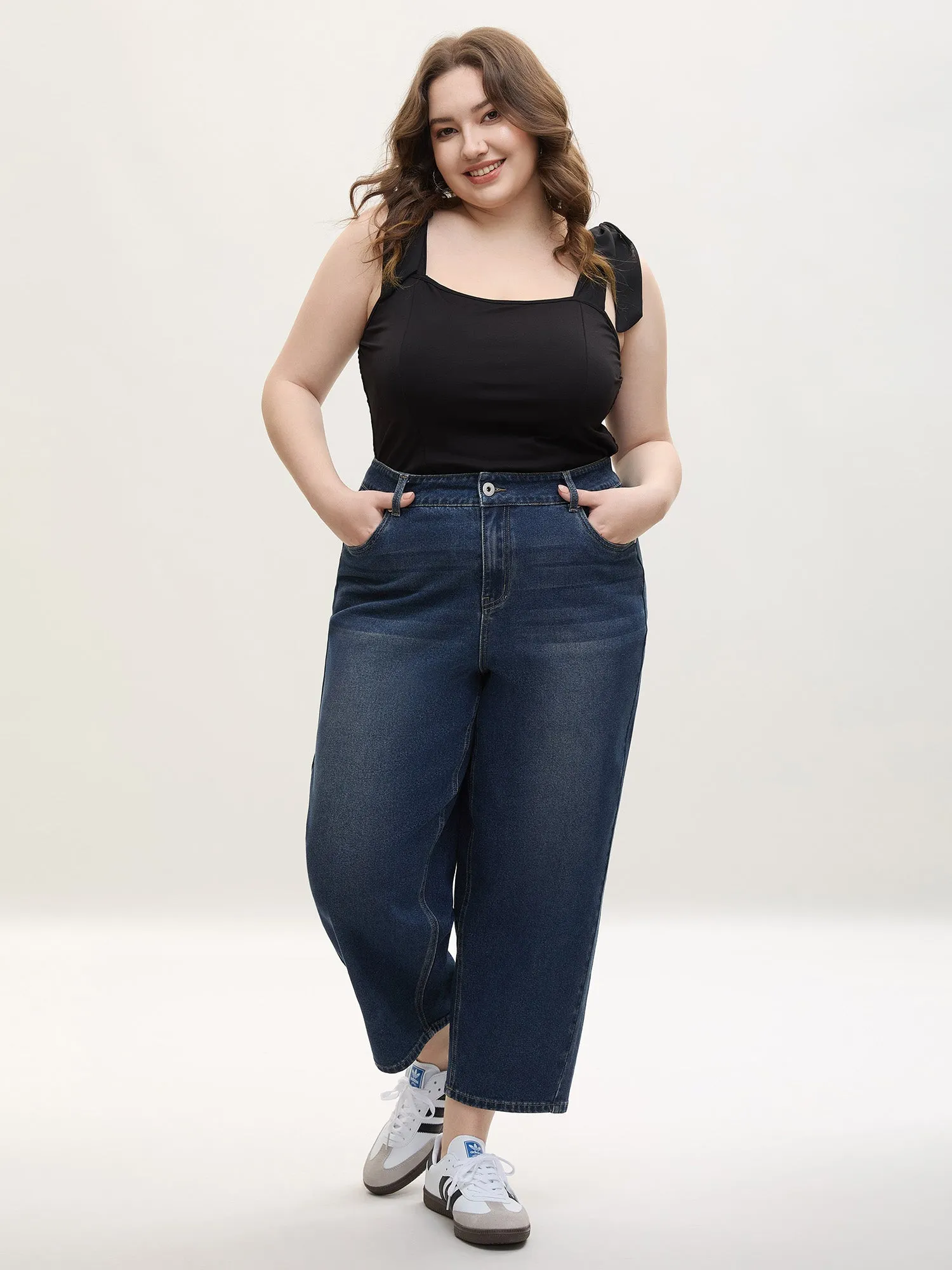 High Waist Sculpting Side Zipper Jeans sold by Bloomchic product image thumbnail 3