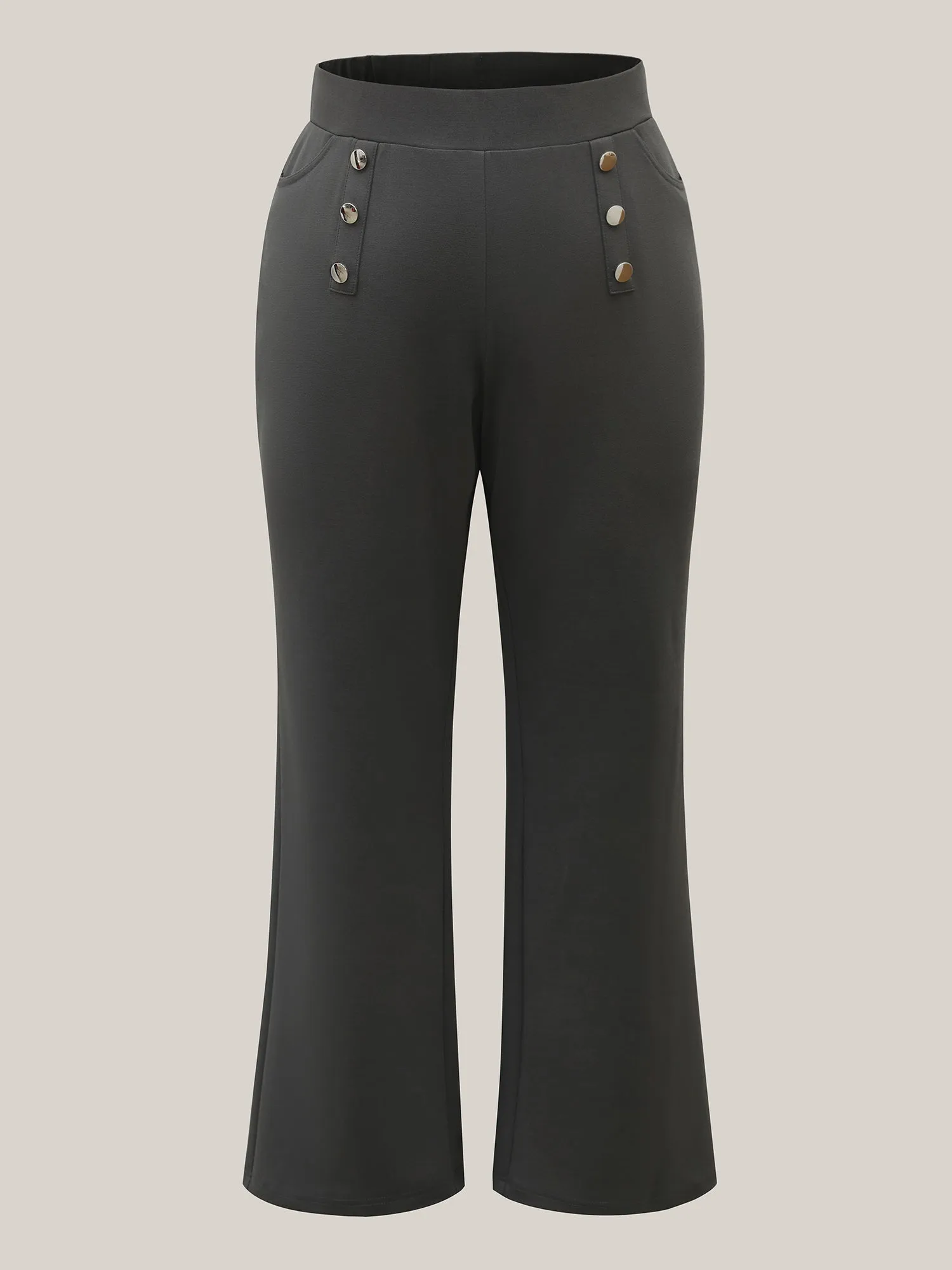 Button No-Waist Gap Pull On Pants sold by Bloomchic product image thumbnail 5