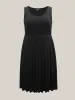 Supersoft Essentials Pleated Stretchy Waist Midi Dress sold by Bloomchic