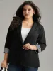 Suit Collar Striped Patchwork Blazer sold by Bloomchic