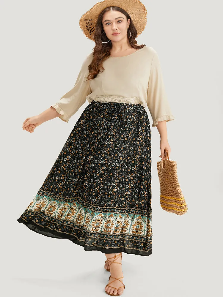 Boho Print Woven Skirt sold by Bloomchic product image thumbnail 2