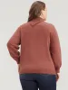 Solid Super Soft Plush Knit Button Detail Asymmetrical Knit Top sold by Bloomchic