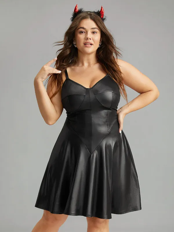 Plain Bodycon A Line Sleep Cami Dress sold by Bloomchic