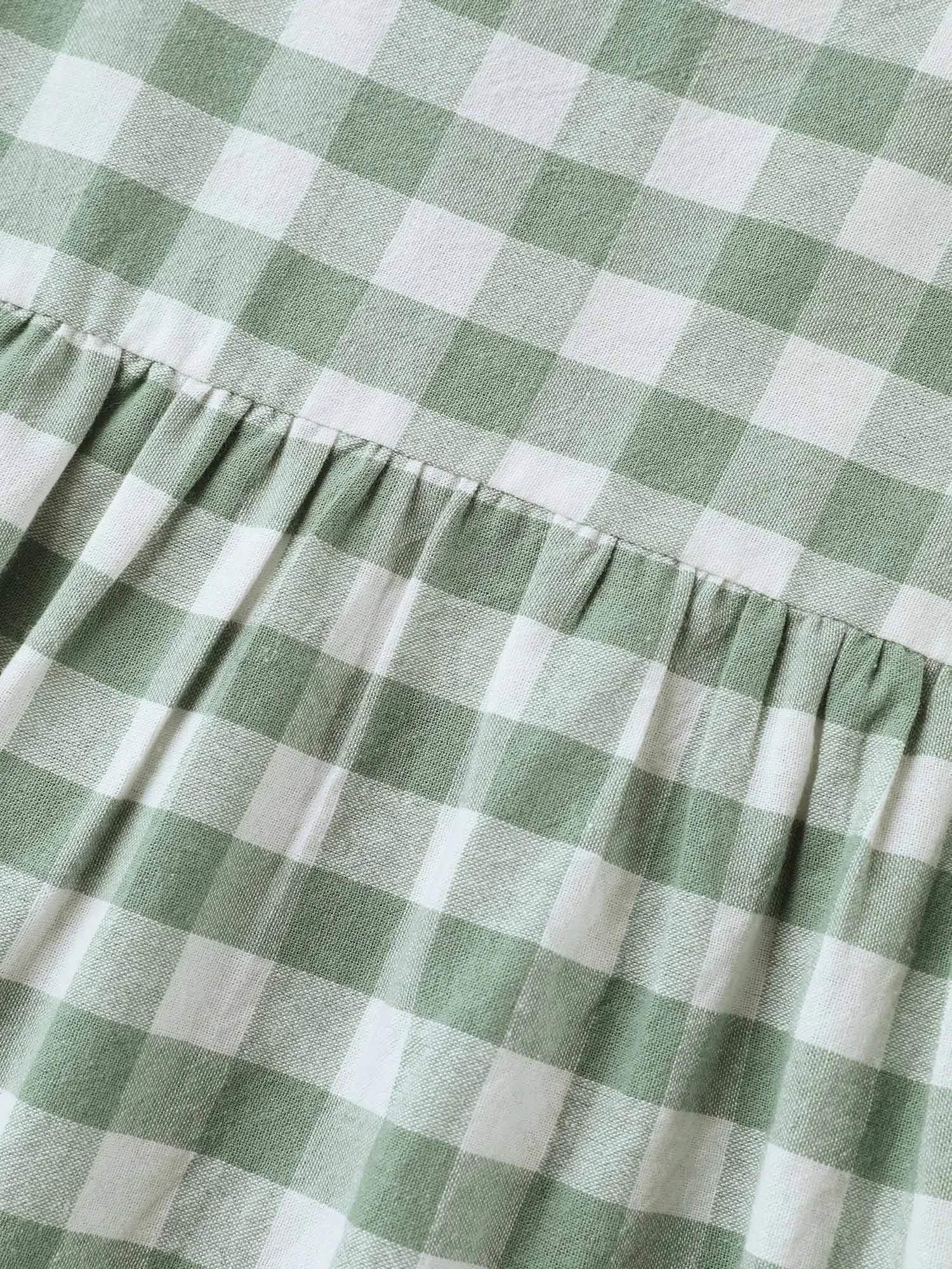 Plaid Pattern Waist-Cinched Blouse sold by Bloomchic product image thumbnail 5