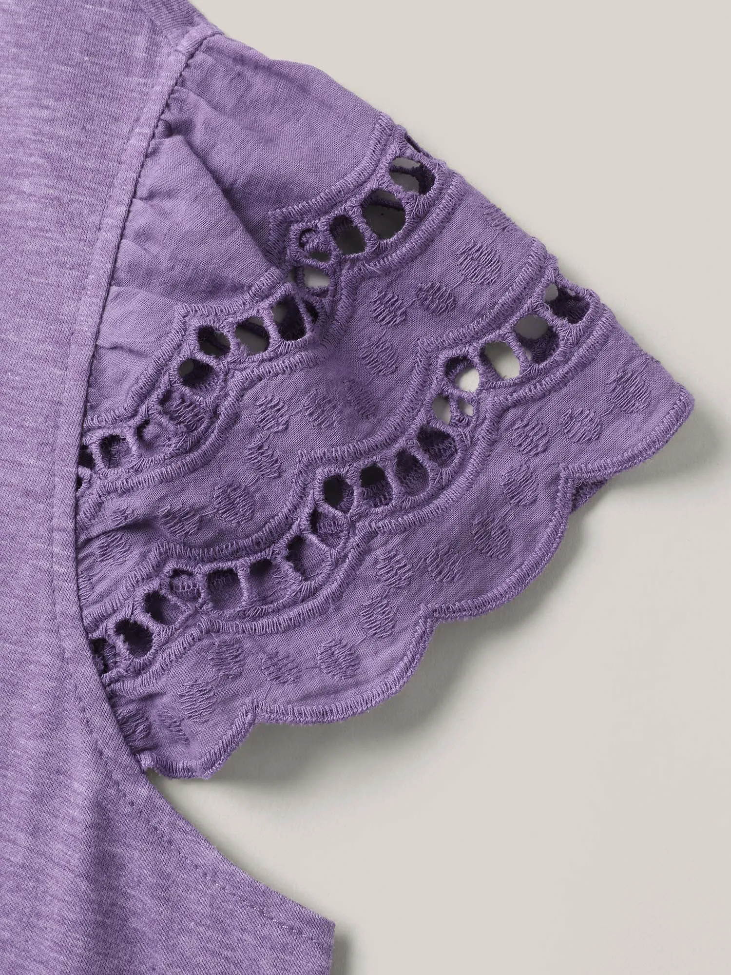 Cut-Out Sleeve Stretchy Spliced Plain Top sold by Bloomchic product image thumbnail 5