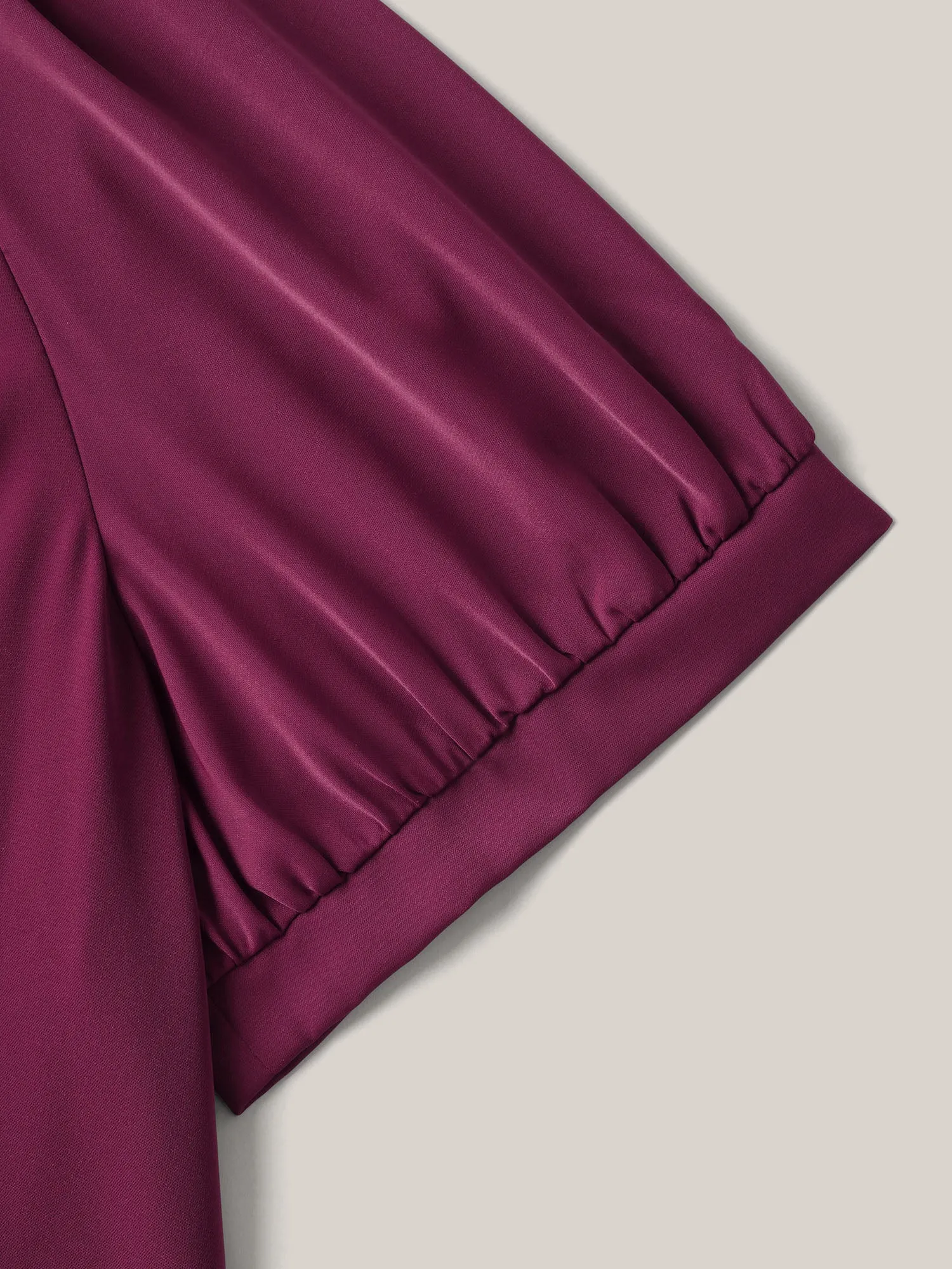 Button Detail Waist-Cinched A Line Blouse sold by Bloomchic product image thumbnail 5