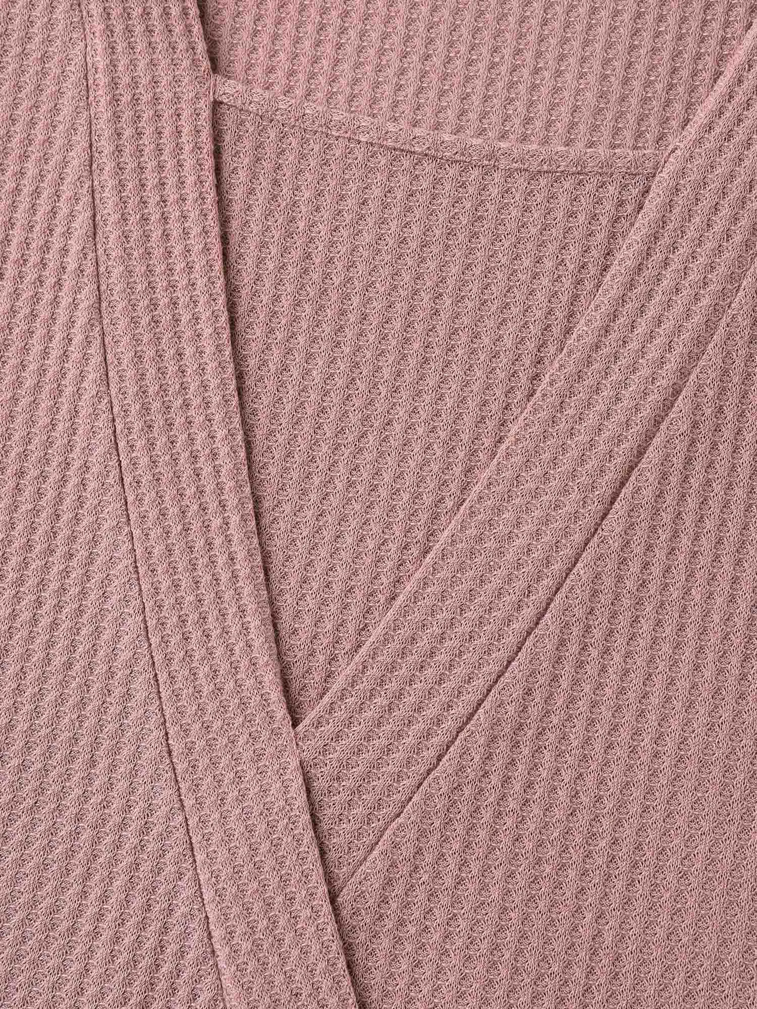 2-in-1 Wrap Textured Solid T-Shirt sold by Bloomchic product image thumbnail 5