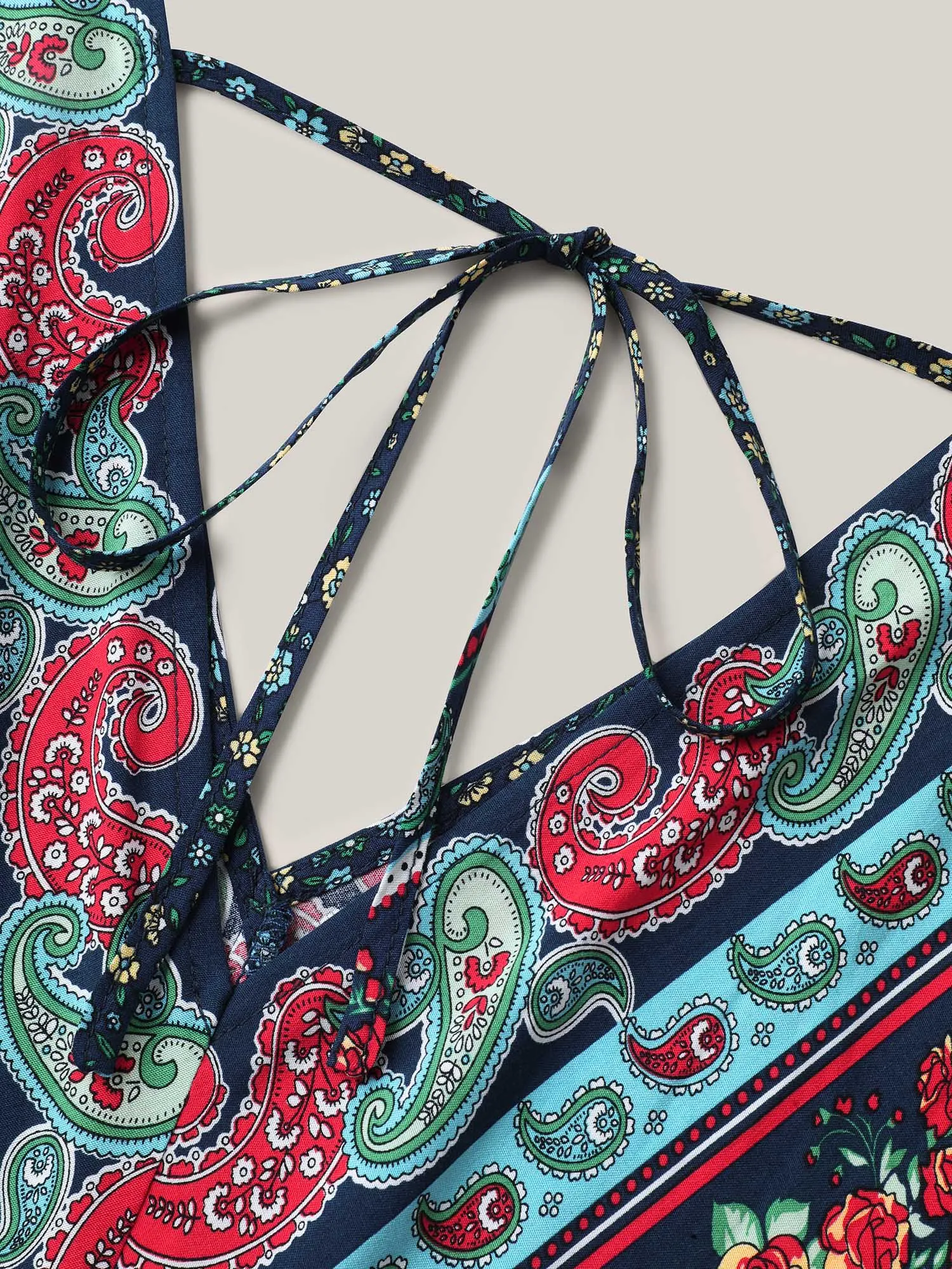 Rayon Backless Pockets Midi Dress sold by Bloomchic product image thumbnail 5