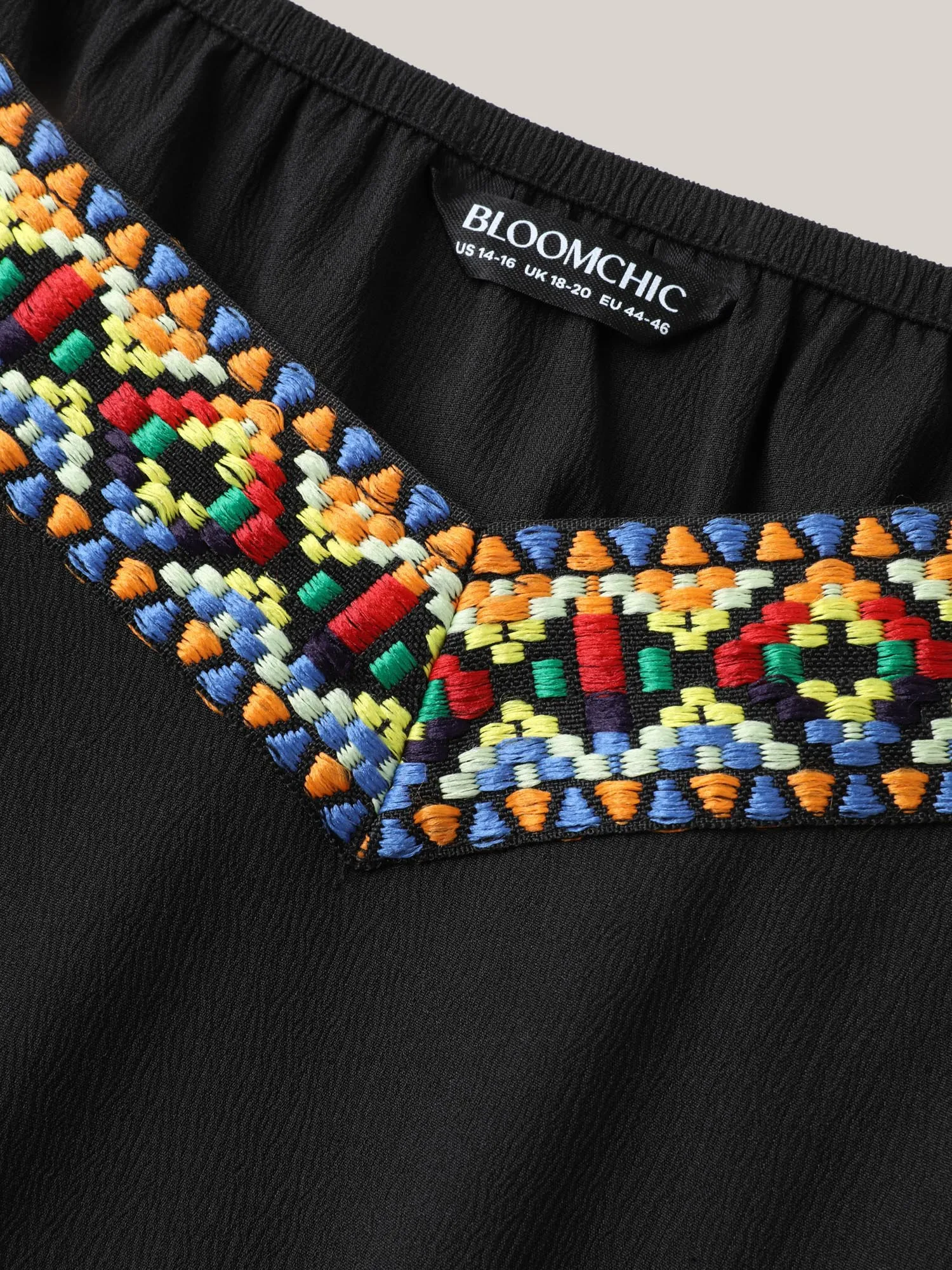 Textured Stretchy Waist Pockets Midi Dress sold by Bloomchic product image thumbnail 5