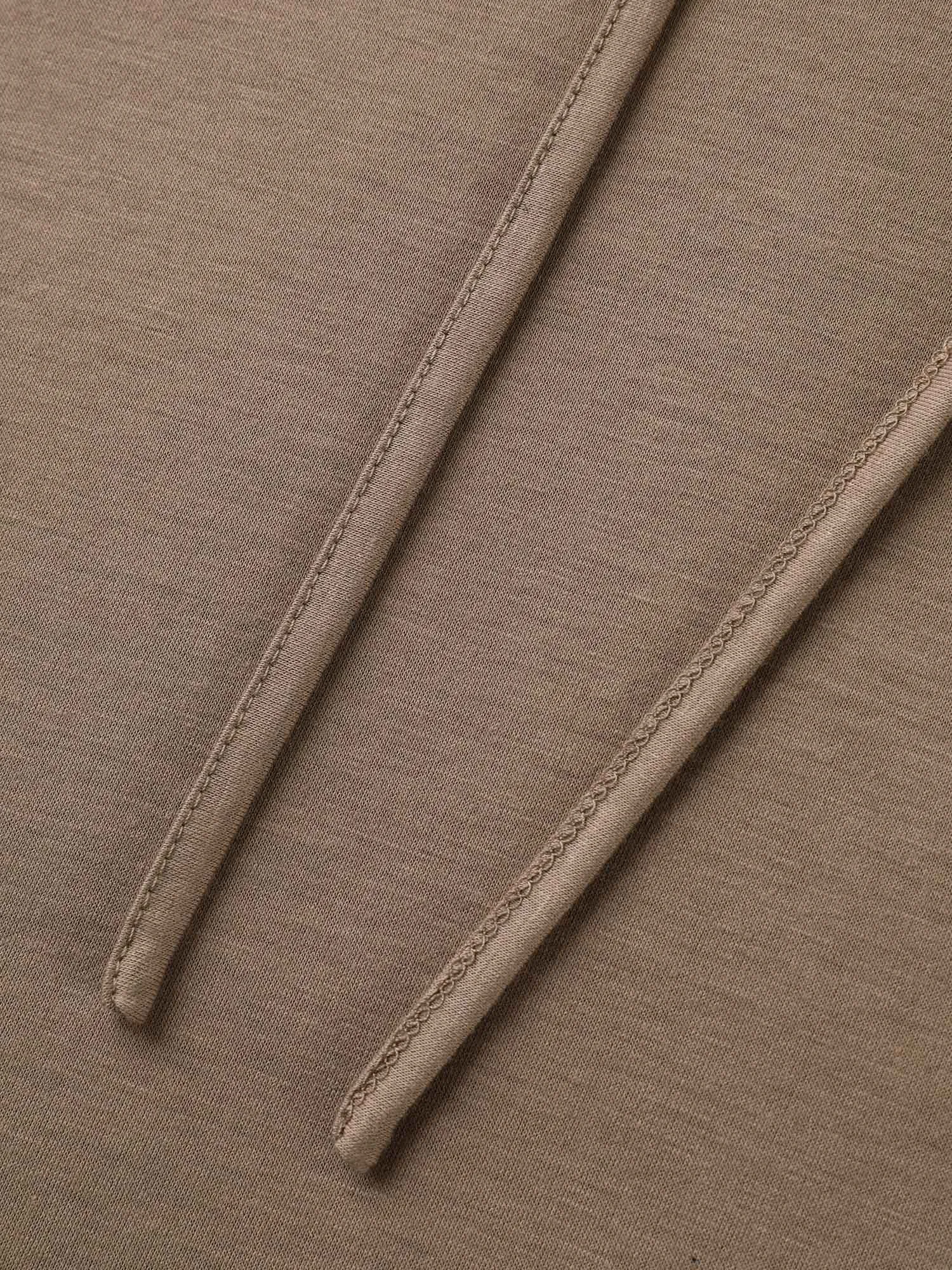 Hooded Drawstring Solid Long T-Shirt sold by Bloomchic product image thumbnail 5