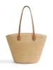 Large Capacity Woven Shoulder Tote Bag sold by Bloomchic
