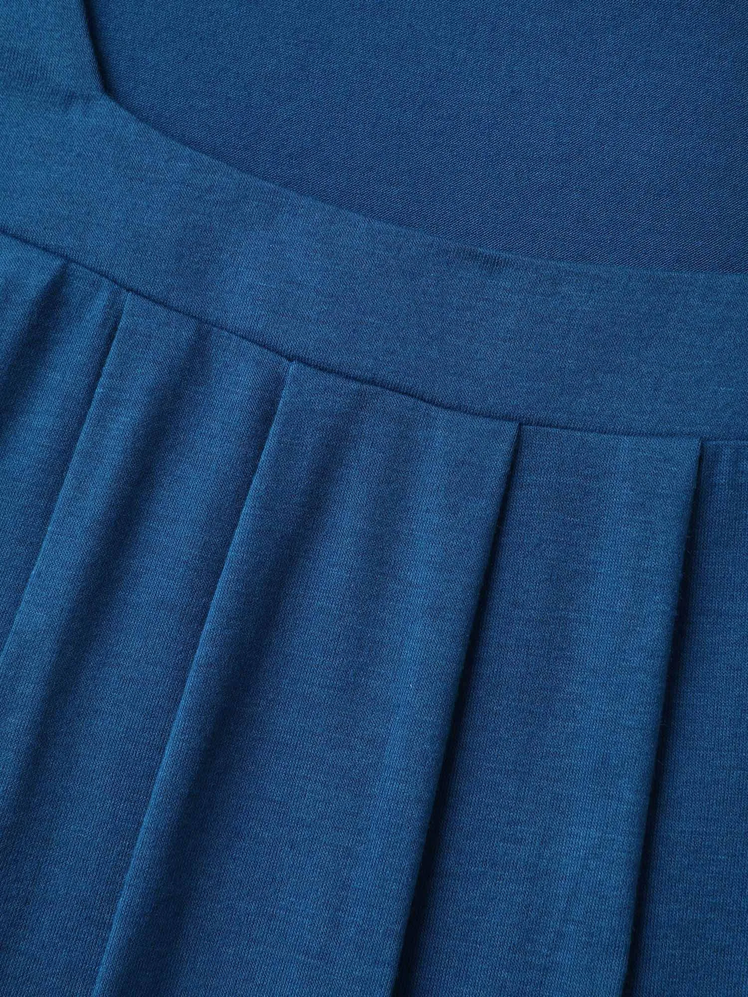 Leafy Printed Hem Pleated Sleeveless Top sold by Bloomchic product image thumbnail 5