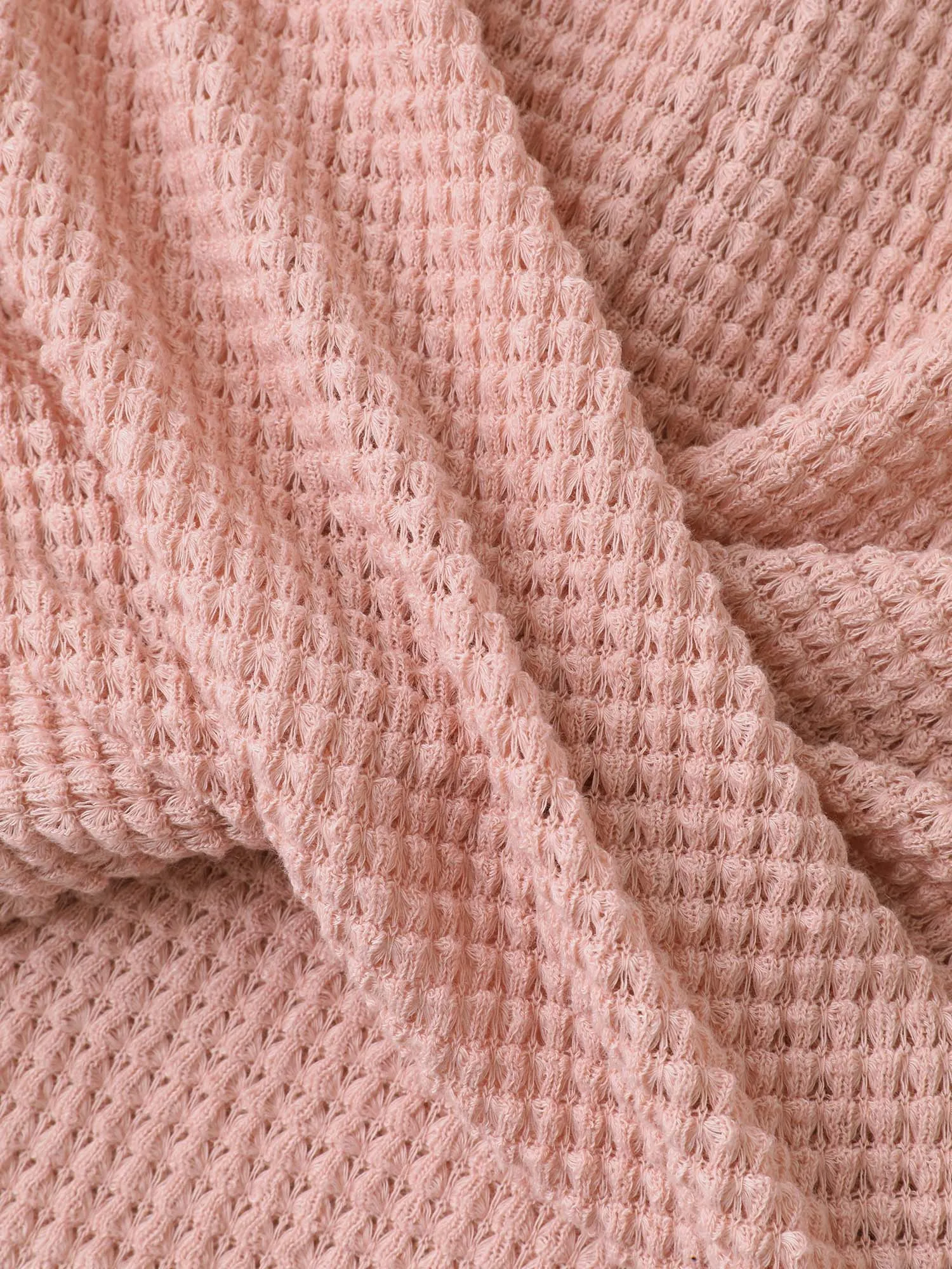 Stretchy Hem Twist Textured Plain T-Shirt sold by Bloomchic product image thumbnail 5